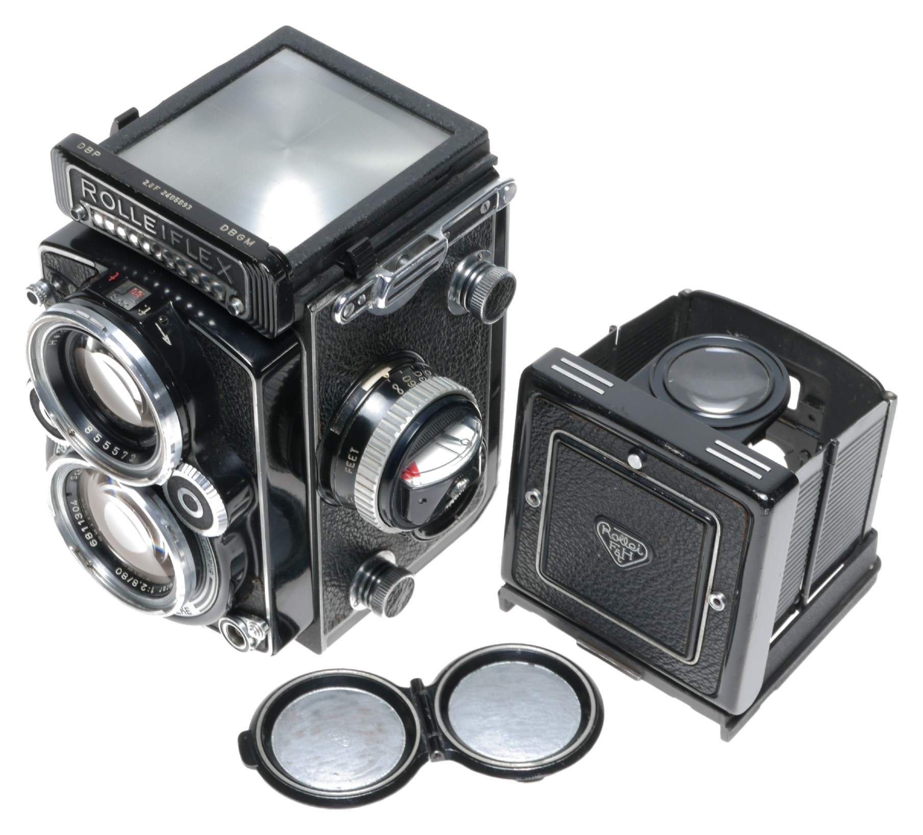 Rolleiflex 2.8F Model K7F TLR Film Camera Xenotar 1:2.8/80 nr