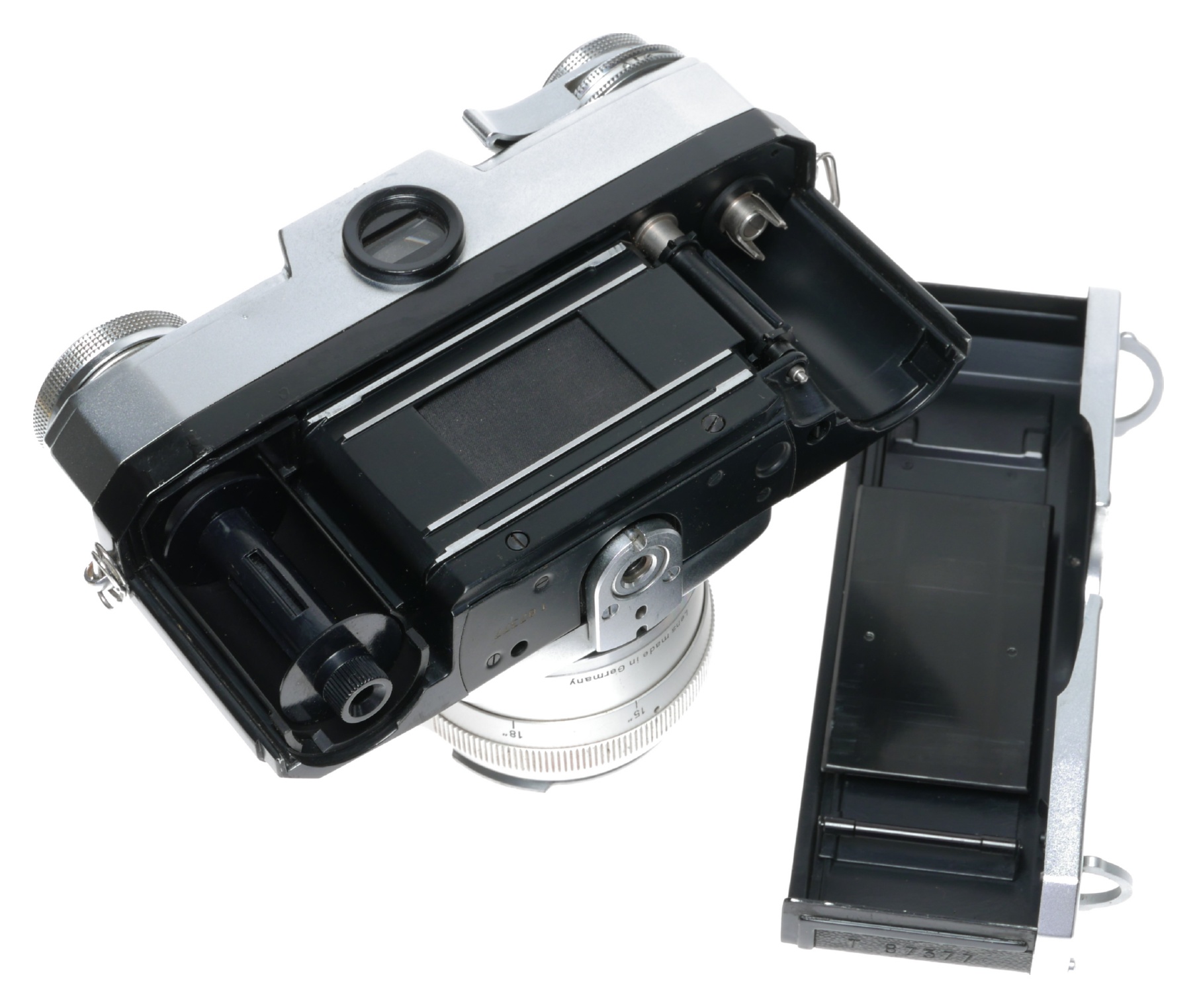 Zeiss Ikon Contarex Bullseye SLR Camera Planar 1:2 f=50mm