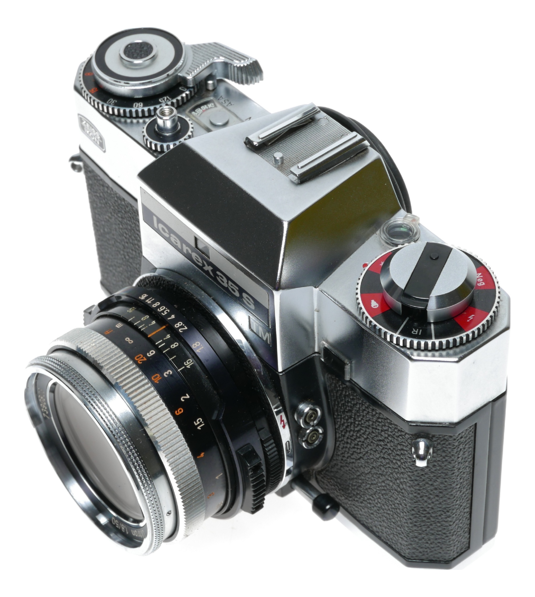 Zeiss Ikon Icarex 35S TM SLR Film Camera M42 Ultron 1.8/50 | eBay