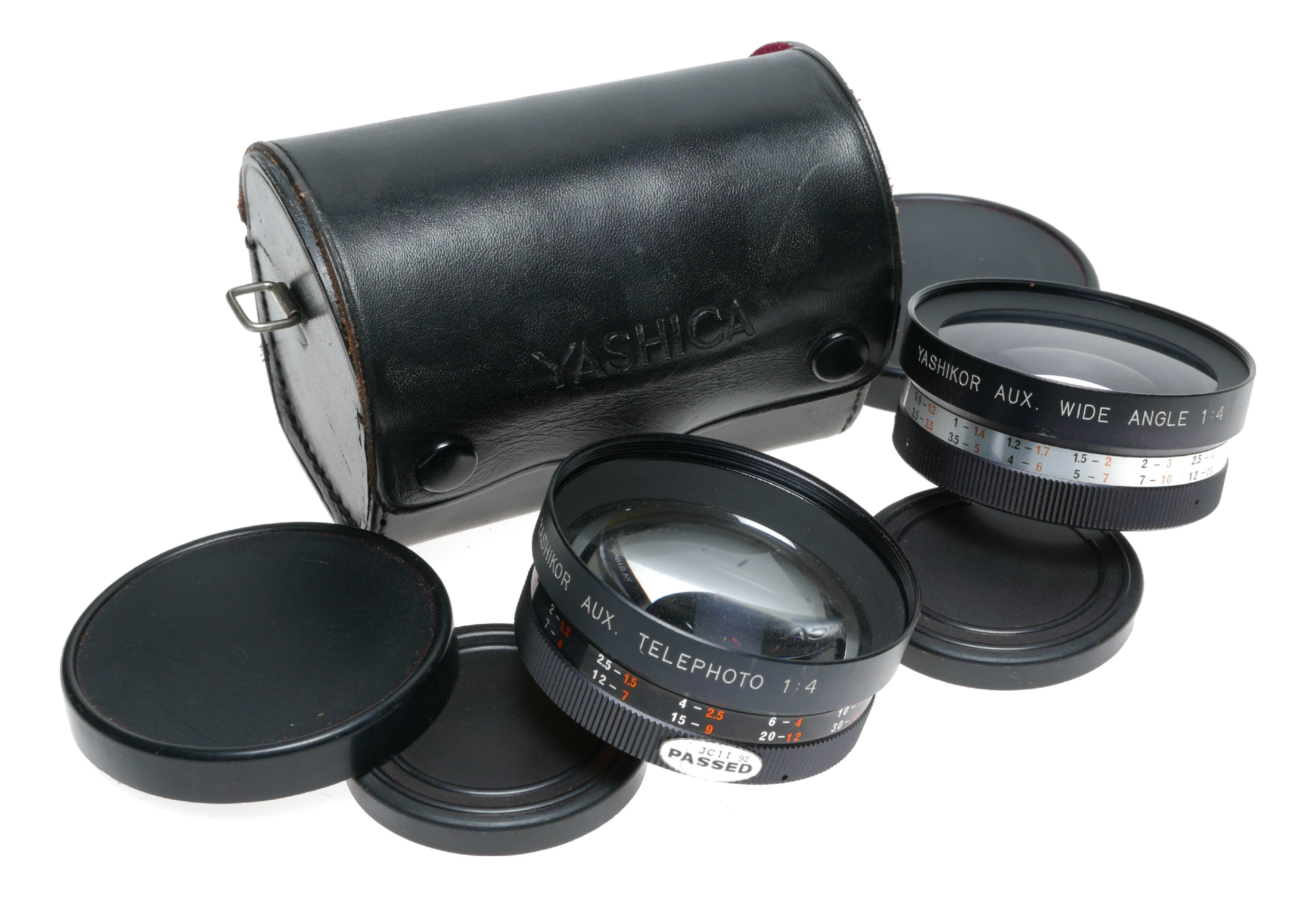 Yashica Yashikor Y910 AUX Telephoto Wide Angle Lenses 1:4 | eBay