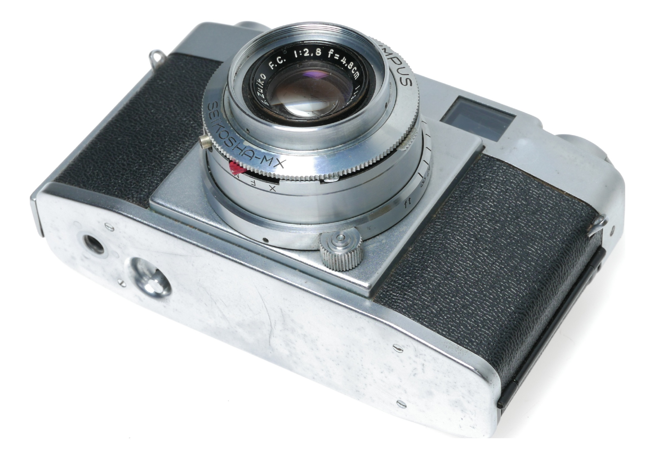 Olympus 35-S 35mm Film RF Camera E.Zuiko F.C. 1:2.8 f=4.8cm