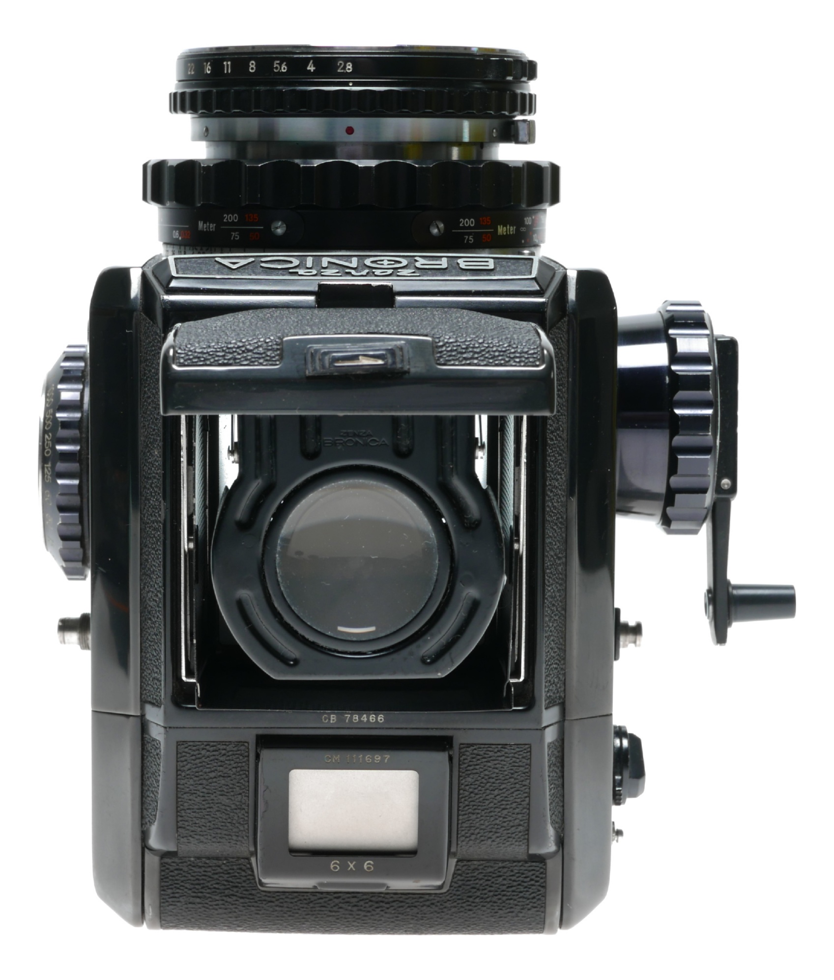 Zenza Bronica S2 Black 6x6 SLR Film Camera Nikkor-P 1:2.8 f