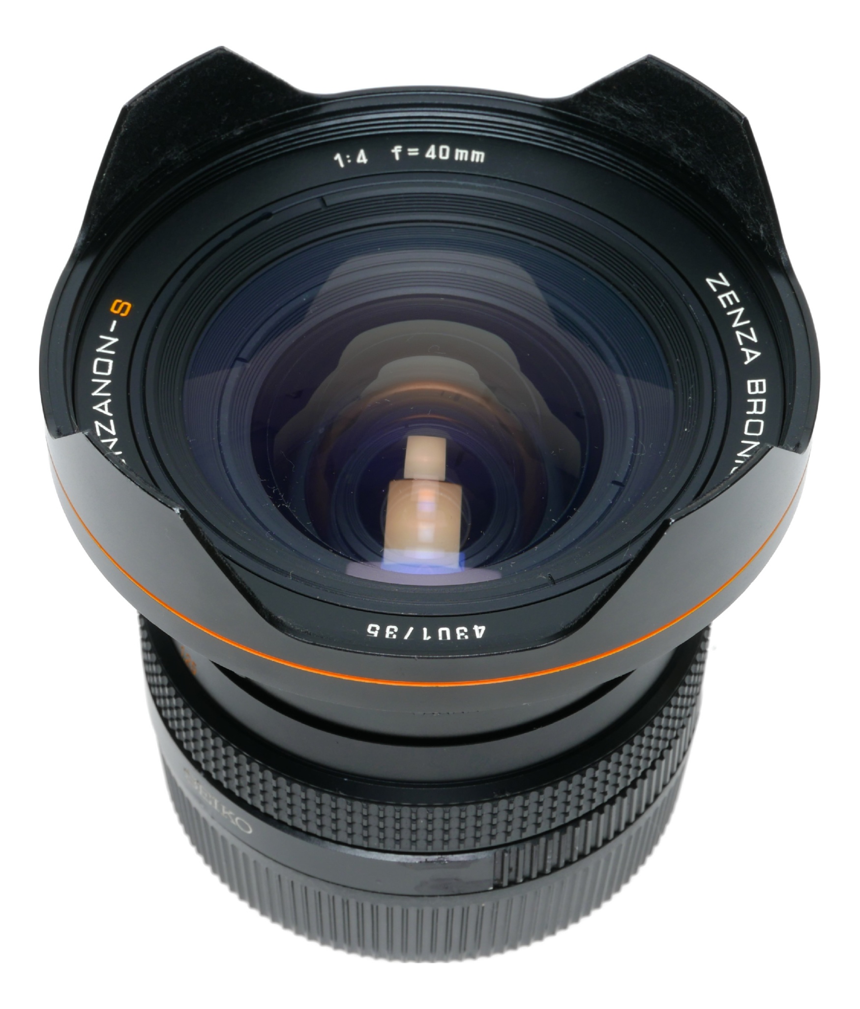 ゼンザブロニカ ZenzaBronica ZENZANON-S 1:4 40mm Zenza Bronica Zenzanon-S 1:4 f=40mm SQ-A Ai Am B Film Camera Lens