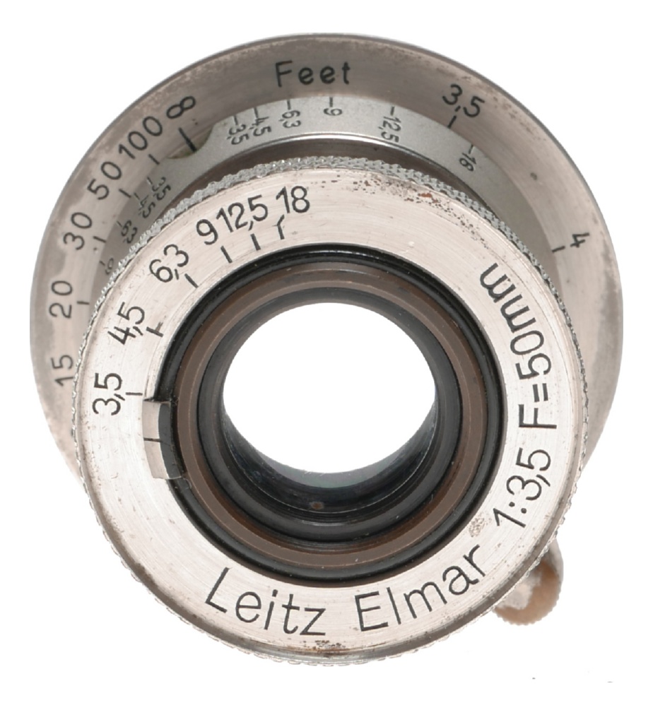 Leitz Elmar 1:3.5 F=50mm SM Leica camera lens rare in bakelite