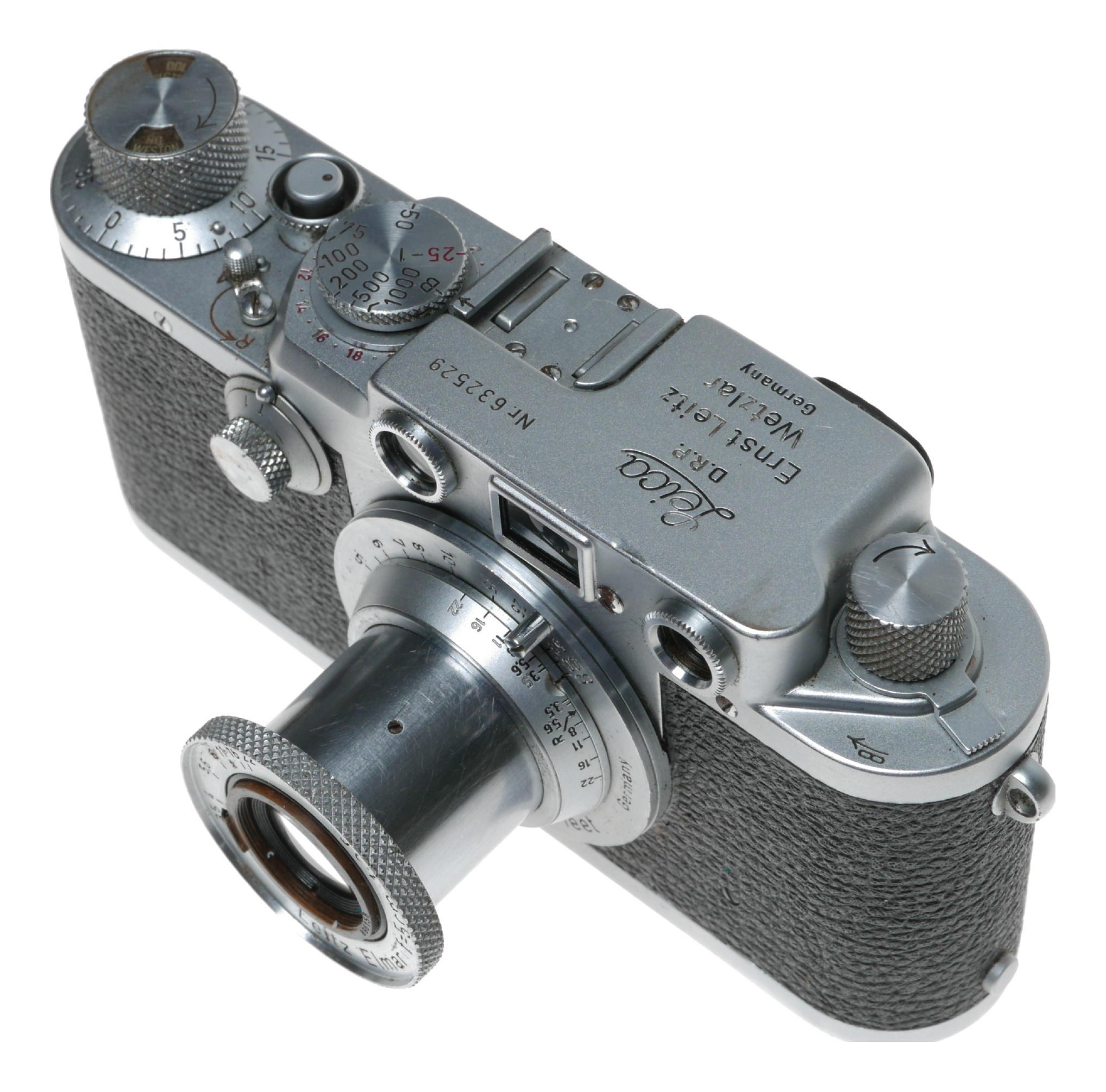 Leica IIIF Red dial 35mm film camera with Elmar 50mm F3.5 lens | eBay