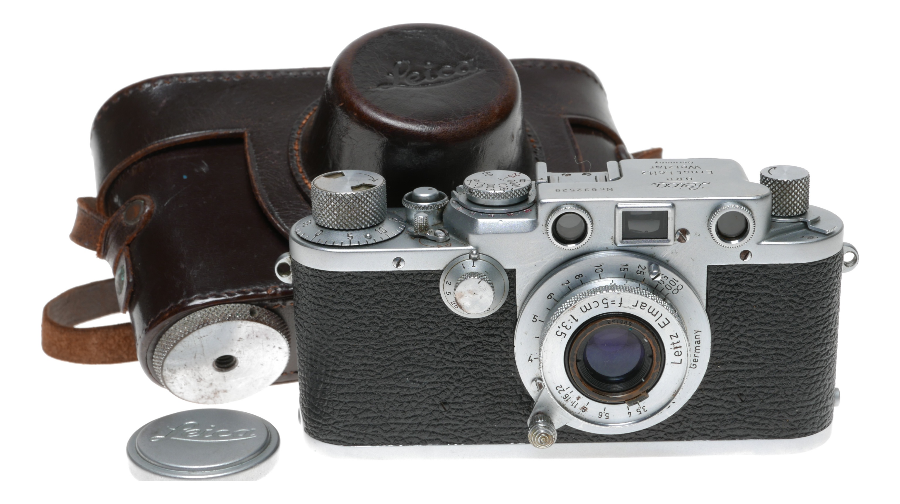Leica IIIF Red dial 35mm film camera with Elmar 50mm F3.5 lens | eBay