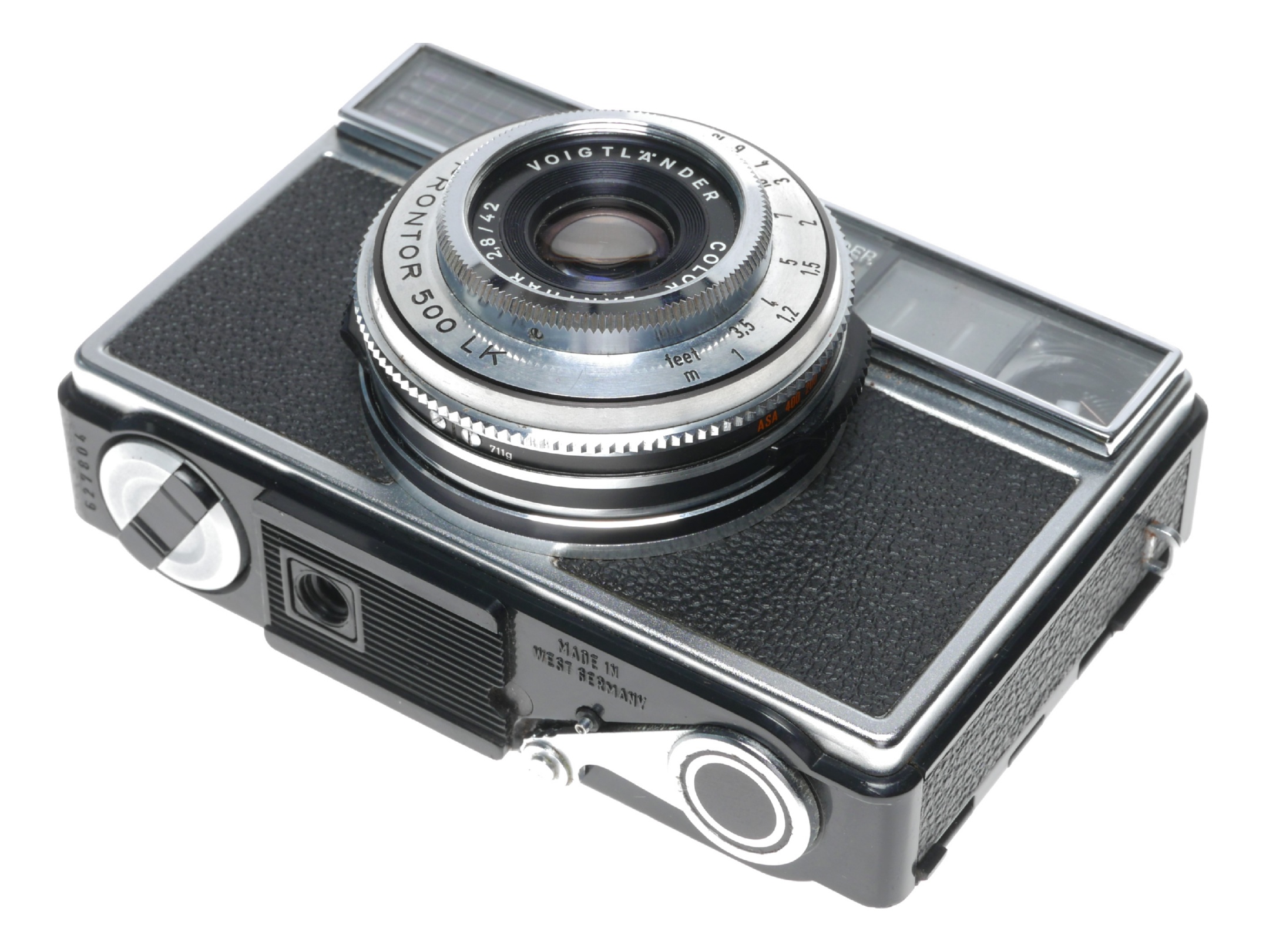 Zeiss Ikon Voigtlander Vitessa 500L Film Camera Color-Lanthar 1