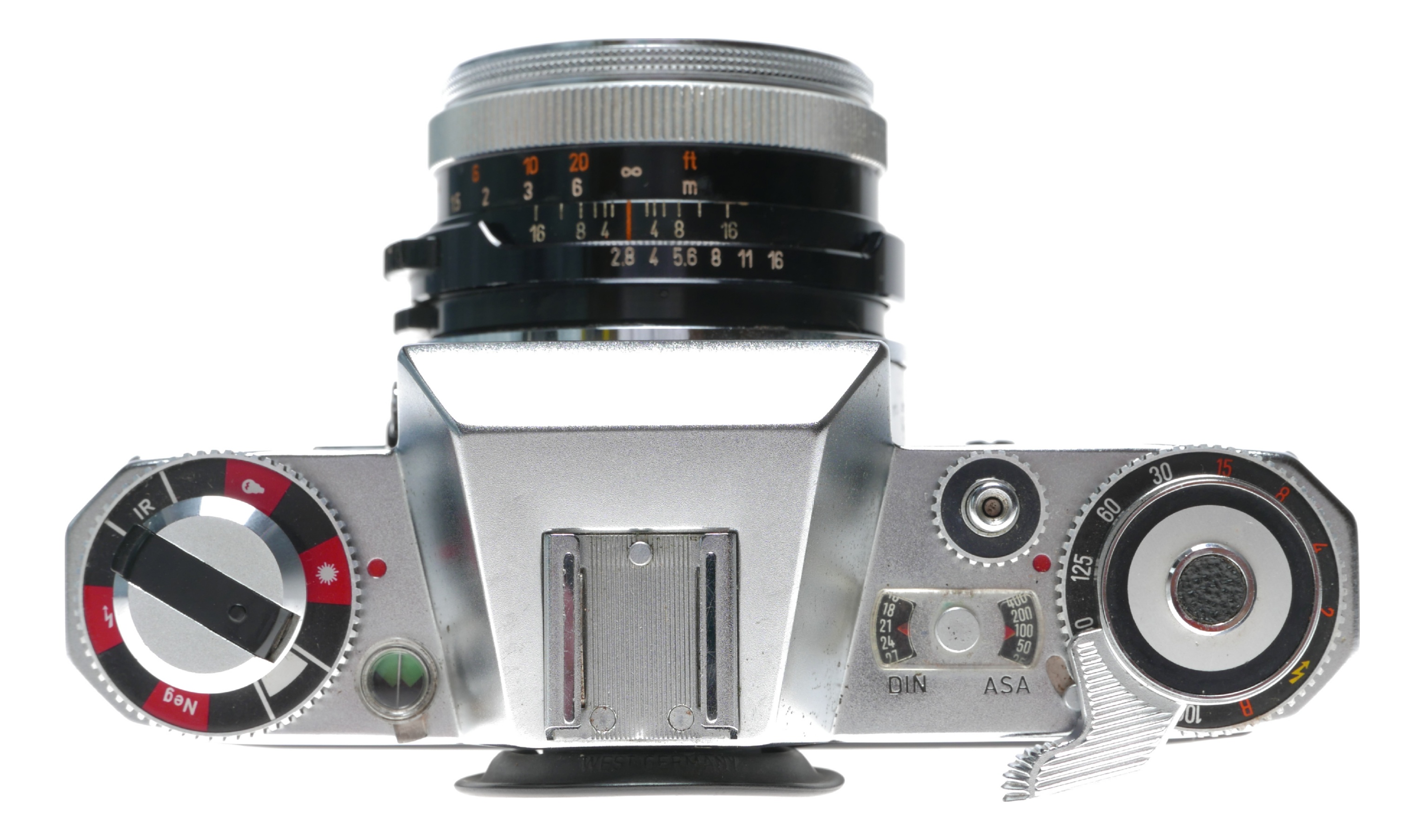 Zeiss Ikon Icarex 35 S TM SLR Film Camera M42 Tessar 2.8/50