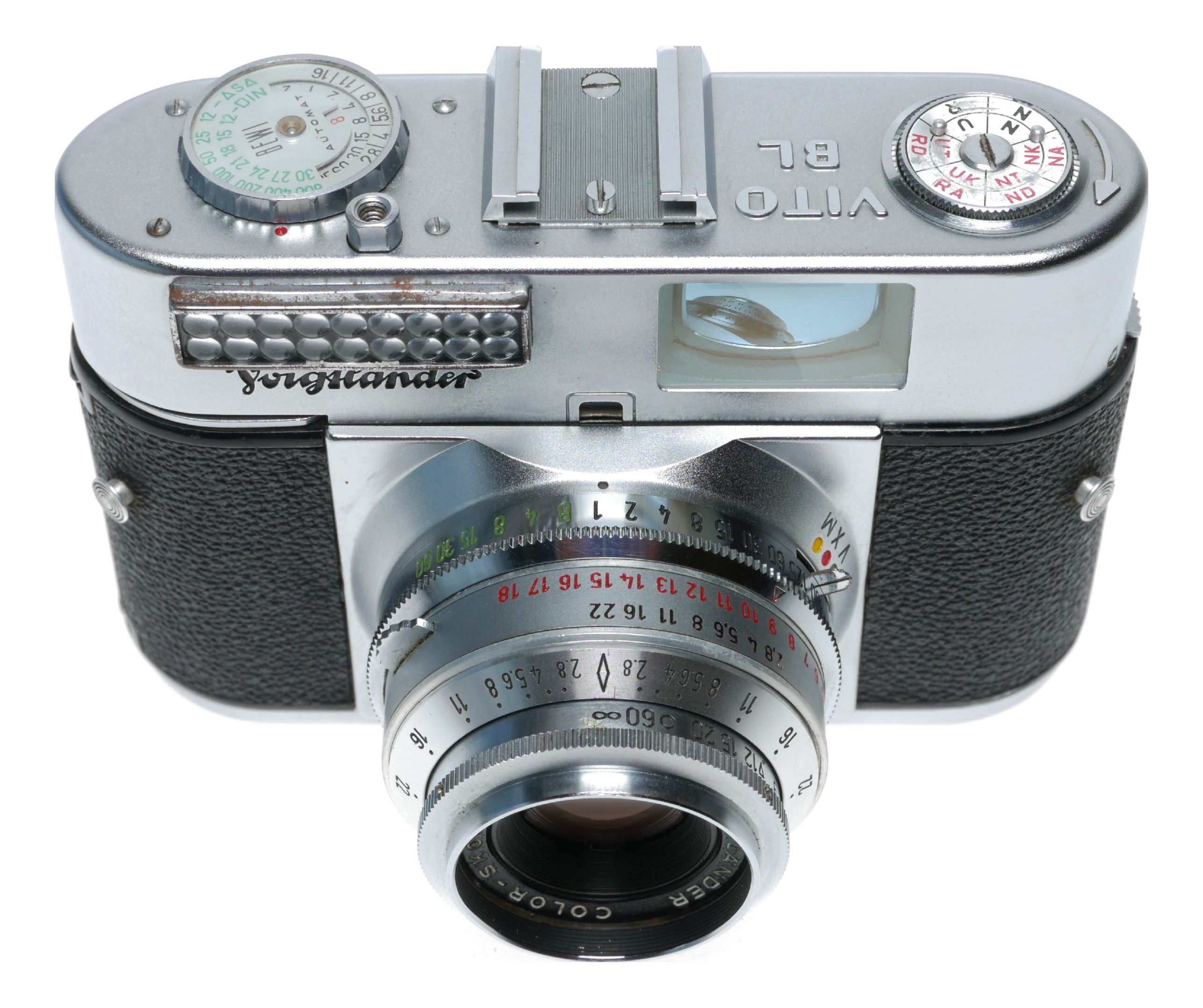 Voigtlander Vito BL 35mm Film Camera Color-Skopar 2.8/50 Early