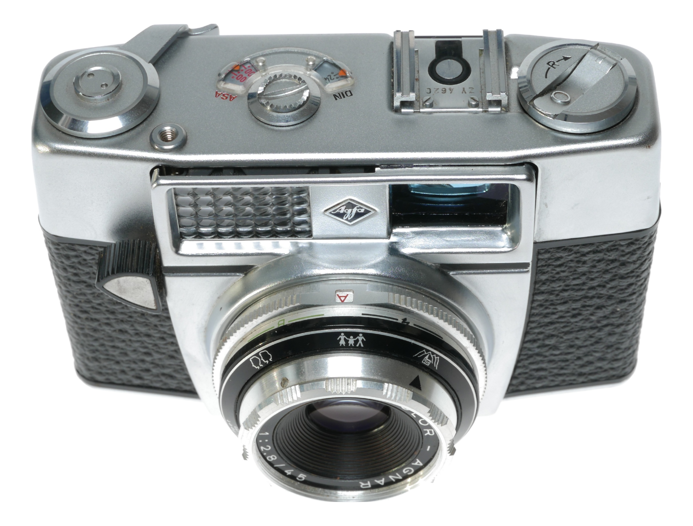 Agfa Optima 1a 35mm Film Camera Color-Agnar 1:2.8/45 | eBay