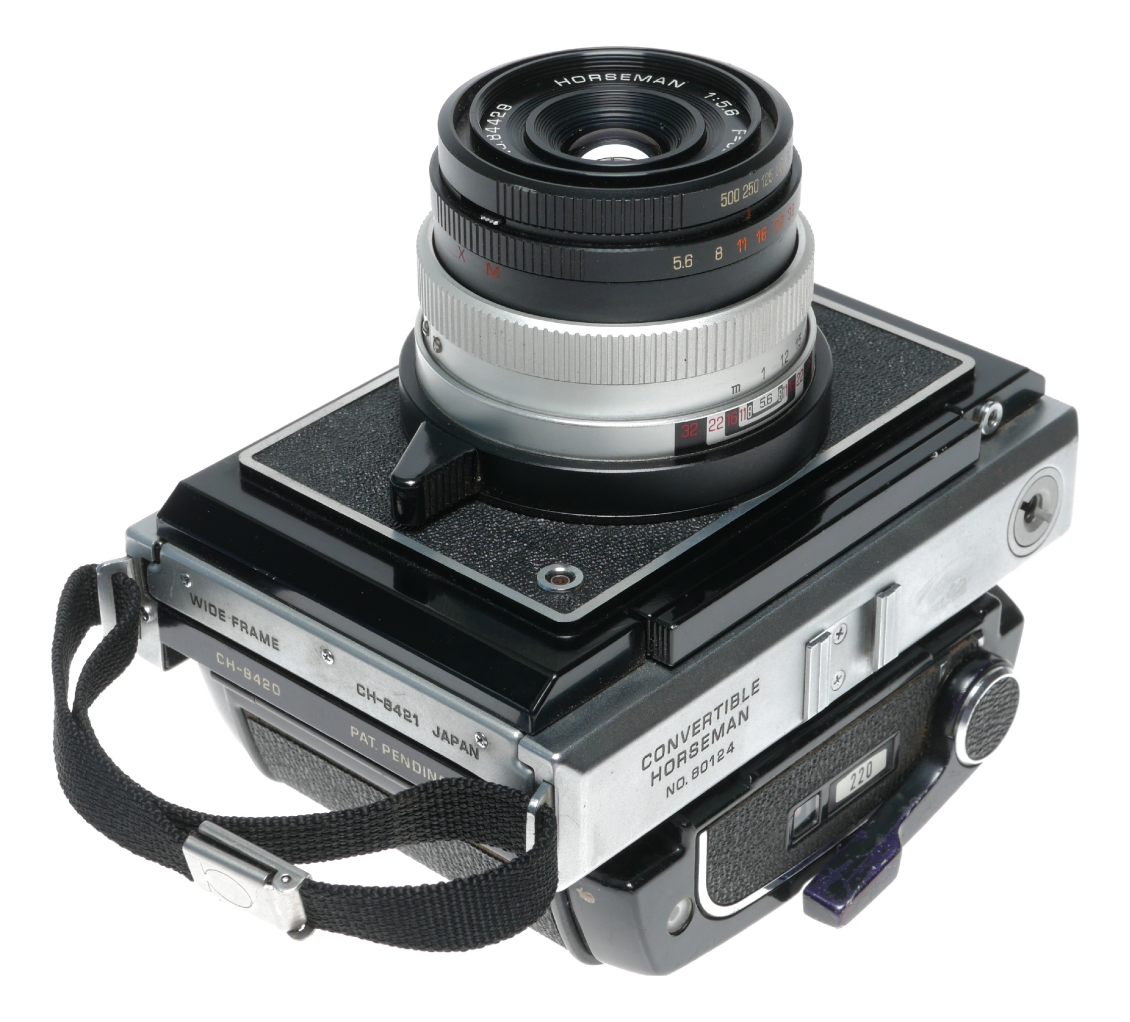 Horseman Convertible Wide Frame 6x7 6x9 Camera 1:5.6 f=62mm