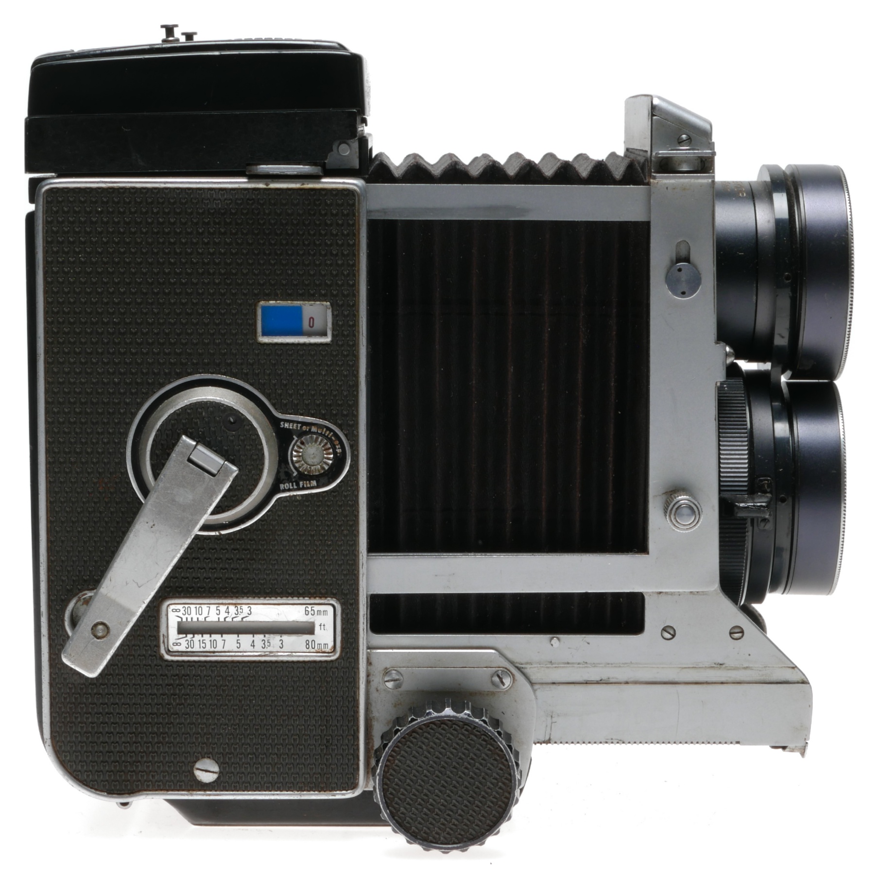 Mamiya C33 Professional TLR Camera Blue Dot Sekor 1:3.5 f=65mm