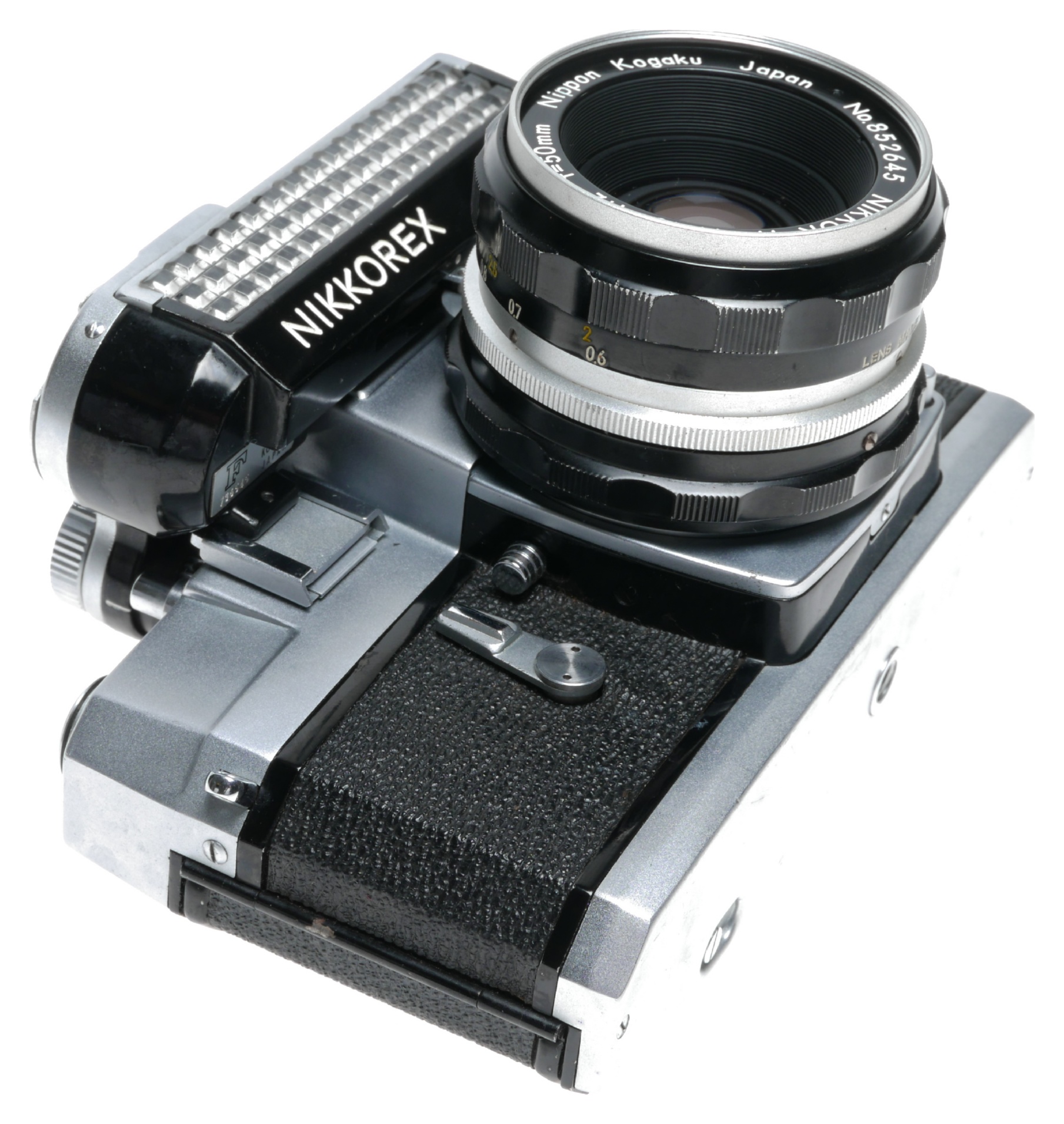 Nikon Nikkorex F Camera Mod.1 Selenium Meter Nikkor-H Auto 2