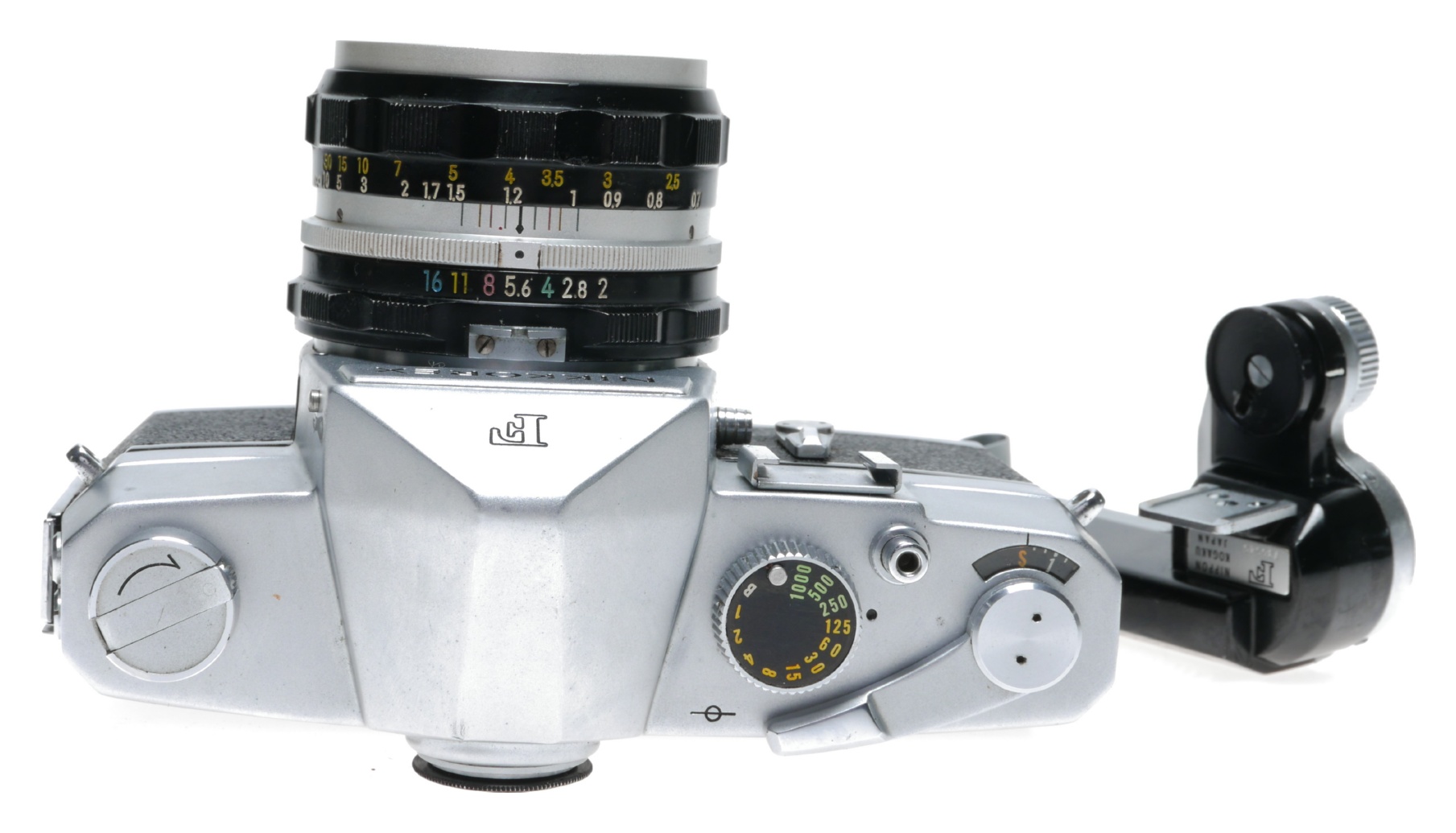 Nikon Nikkorex F Camera Mod.1 Selenium Meter Nikkor-H Auto 2