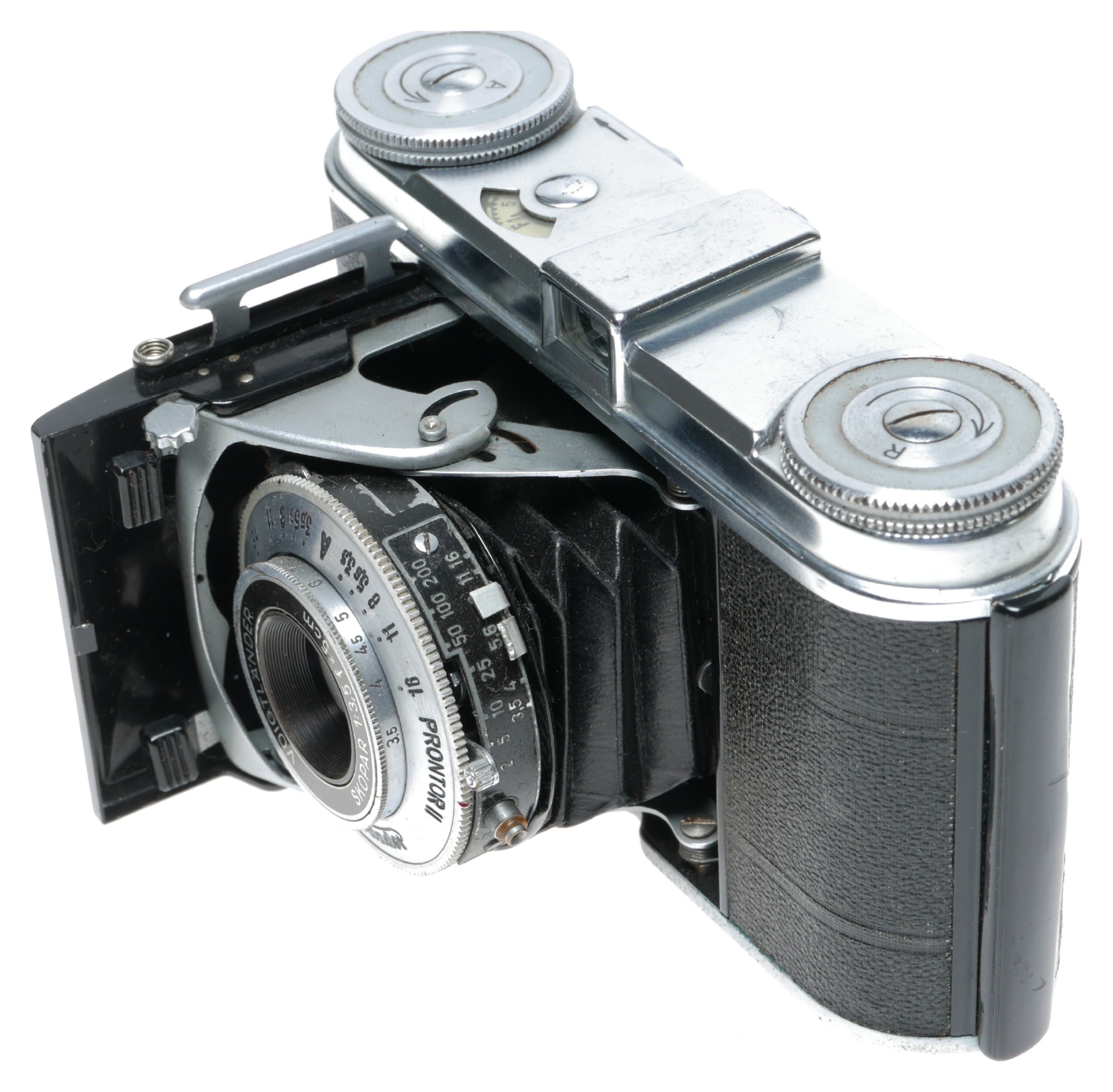 VOIGTLANDER VITO I Post WW2 Folding Camera Prontor II Skopar 1:3.5 f ...