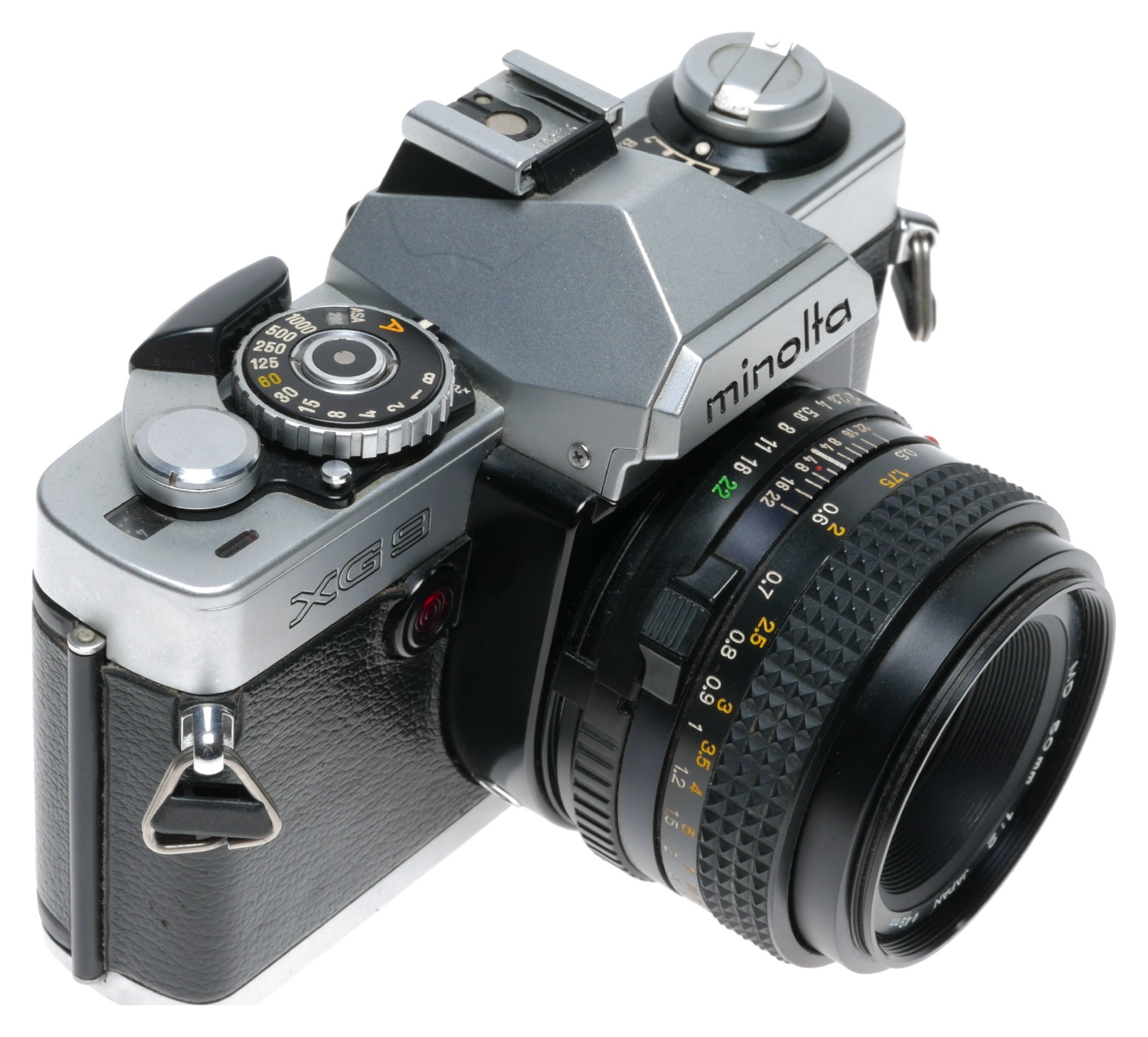 Minolta XG 9 XG-S 35mm SLR Film Camera MD 1:2 50mm Lens | eBay