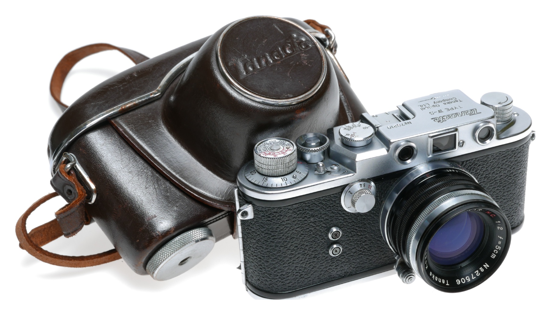 Tanack Type IV-S Rangefinder Camera Tanar H.C. 1:2 f=5cm Lens