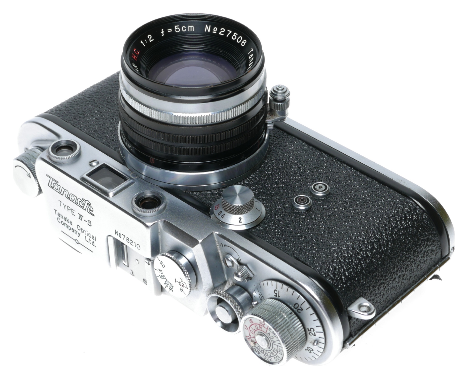 Tanack Type IV-S Rangefinder Camera Tanar H.C. 1:2 f=5cm Lens