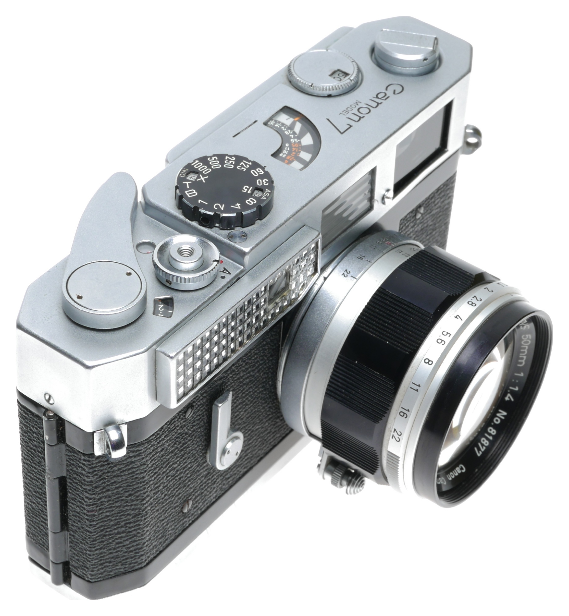 Canon レンジファインダー model7 / レンズ：50mm f1.2 キャノン MODEL 7 50mm 1:1.2 レンジファインダー カメラ canon model7