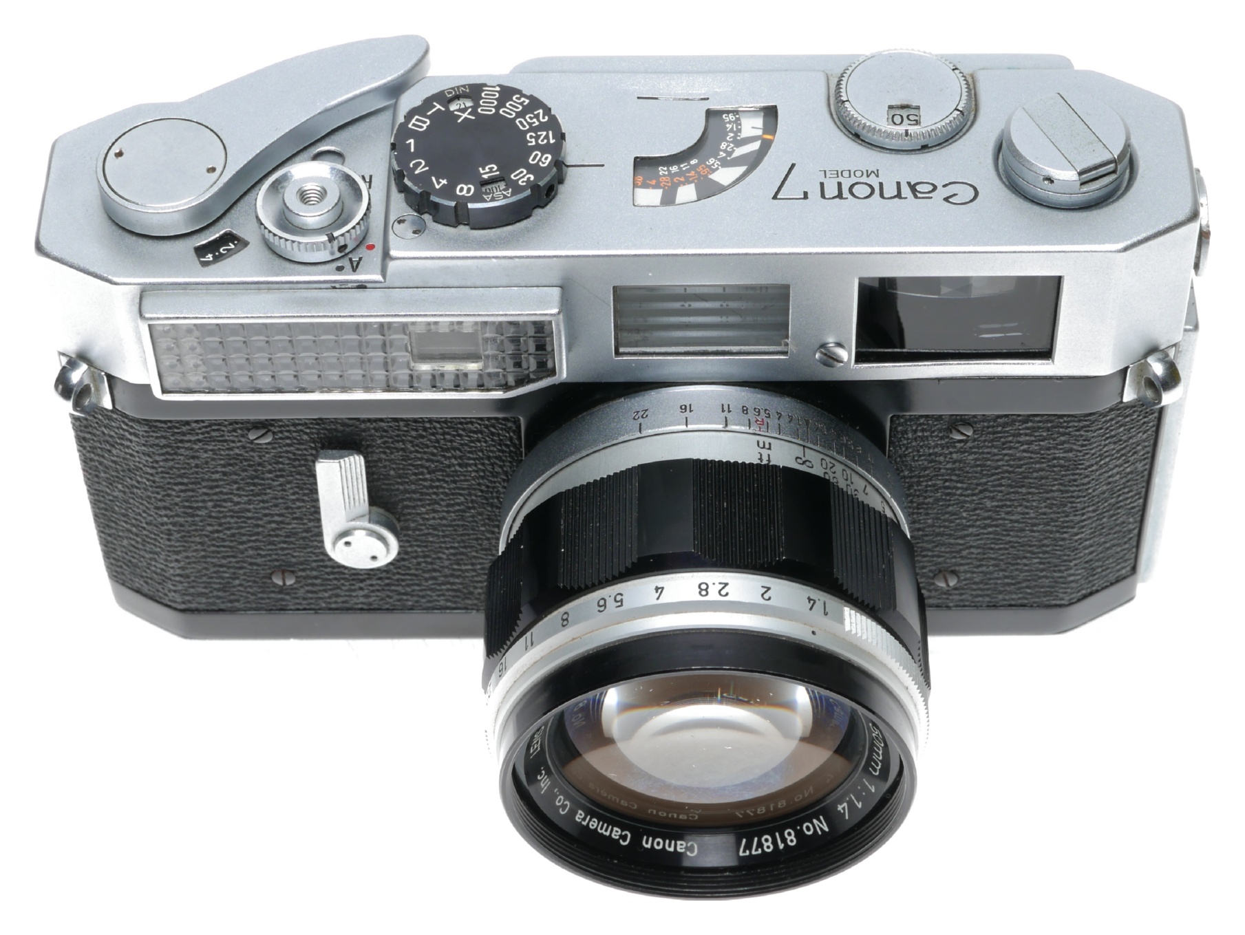 Canon MODEL 7 LENS 50mm 1:1.4 レンジファインダー フィルムカメラ