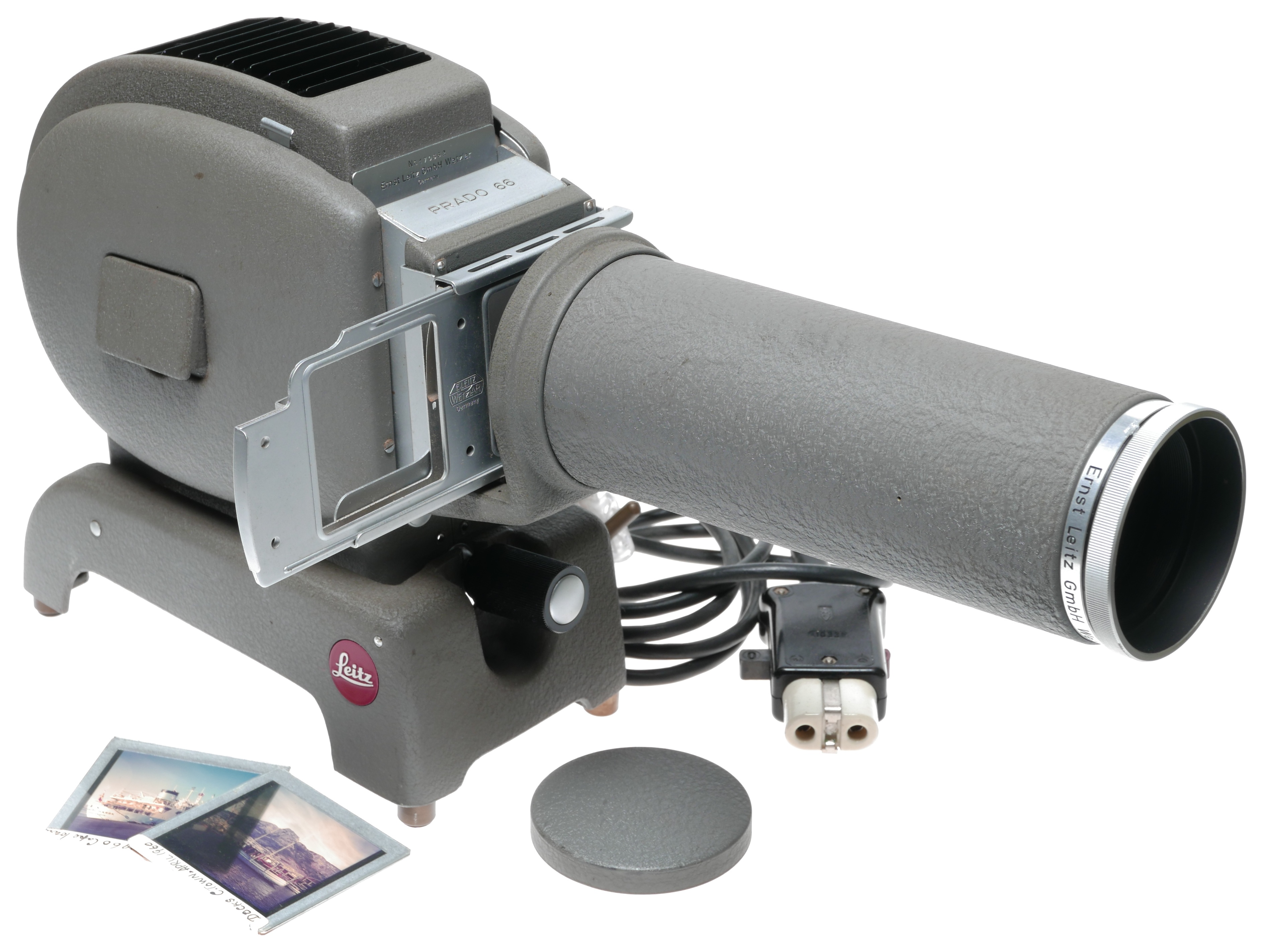 Leitz Prado 66 vintage 6x6 slide projector Dimar f=20cm 1:4 | eBay